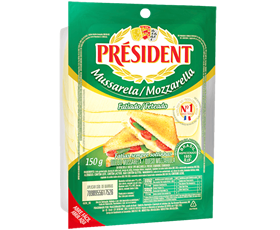 Queijo Mussarela Fatiado Président 150g